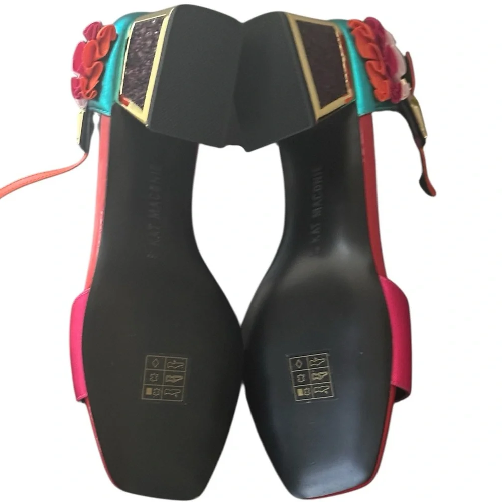 kat maconie Kay Sandals SS25 LOW BLOCK HEEL
Scuba/Merlot sz. 39 - Picture 4 of 4